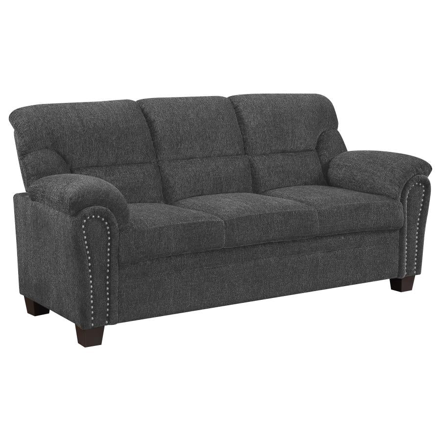 Clementine Grey 3 Pc Sofa Set - furniture place usa