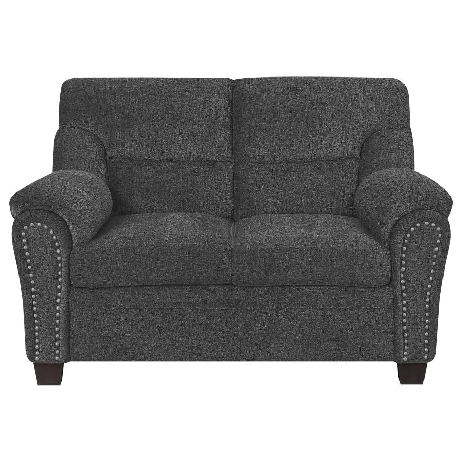 Clementine Grey 3 Pc Sofa Set - furniture place usa