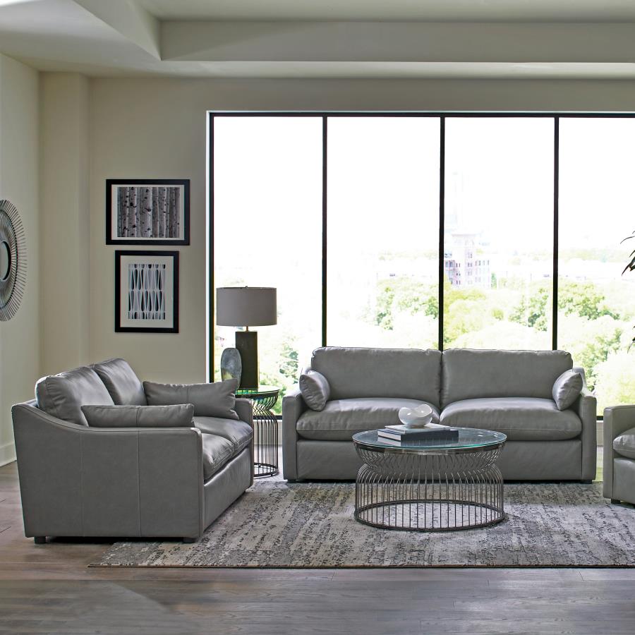 Grayson Grey 2 Pc Sofa Set - furniture place usa