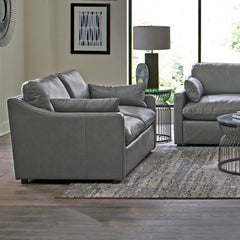 Grayson Grey Loveseat - furniture place usa