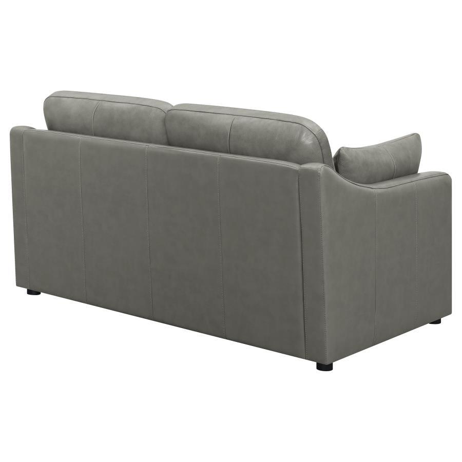 Grayson Grey Loveseat - furniture place usa