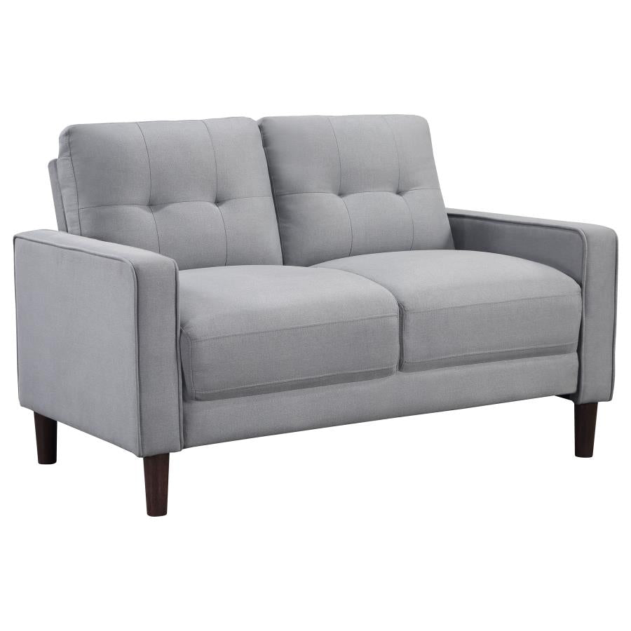 Bowen Grey Loveseat - furniture place usa