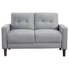 Bowen Grey Loveseat - furniture place usa
