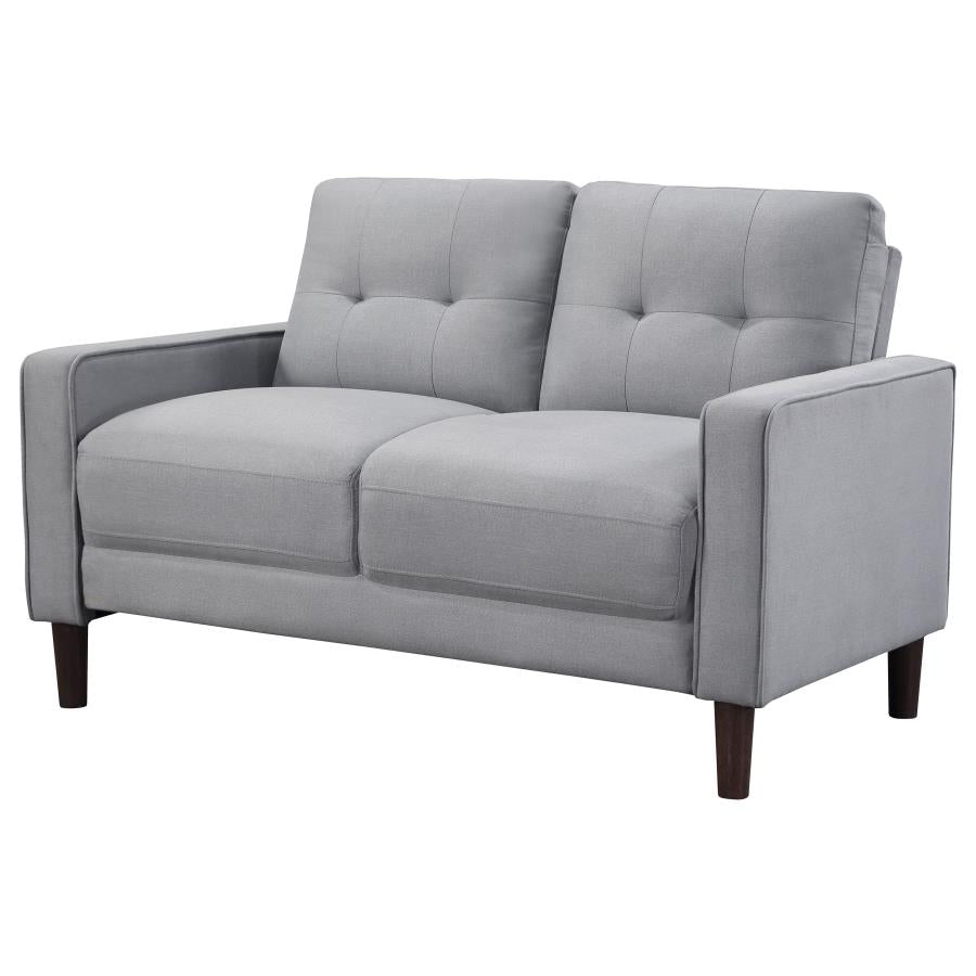 Bowen Grey Loveseat - furniture place usa