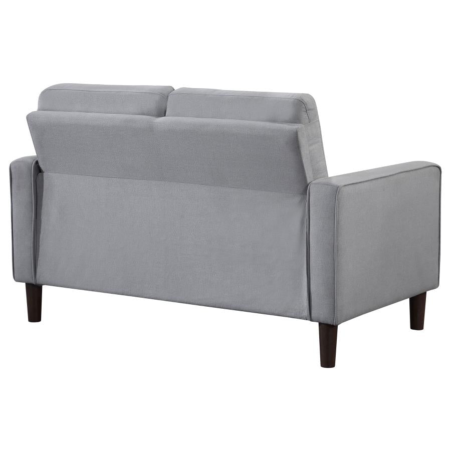 Bowen Grey Loveseat - furniture place usa