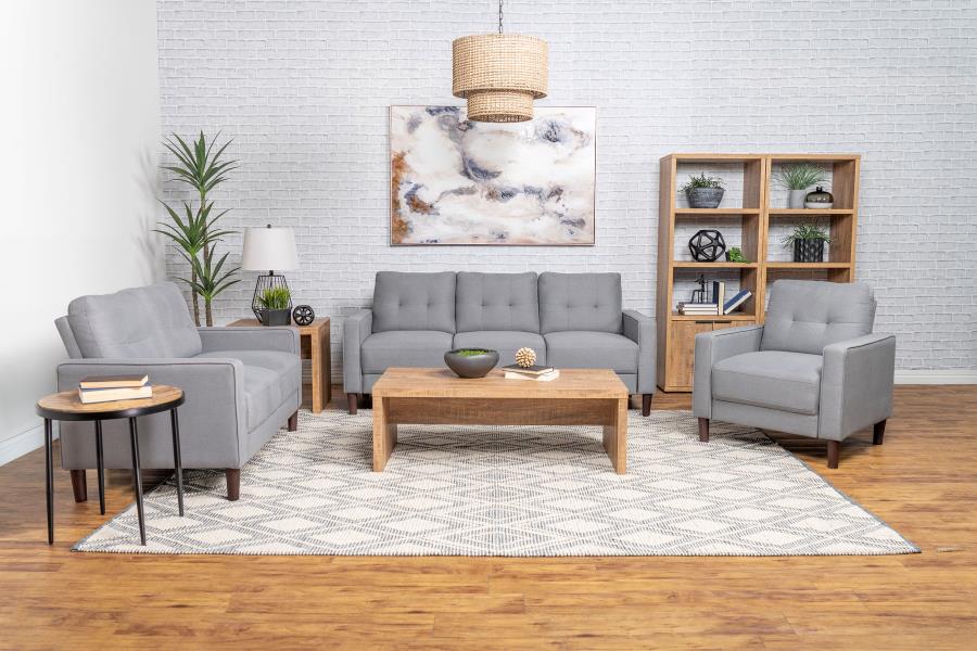 Bowen Grey Loveseat - furniture place usa