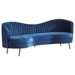 Sophia Blue 3 Pc Sofa Set - furniture place usa