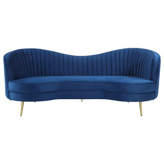 Sophia Blue 3 Pc Sofa Set - furniture place usa