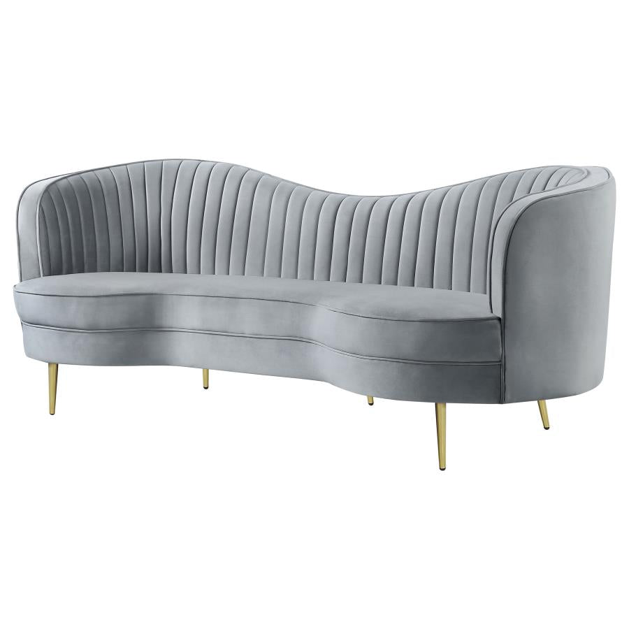 Sophia Grey Sofa - furniture place usa