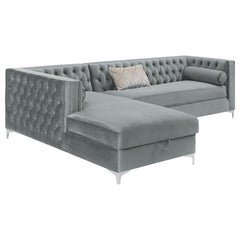 Bellaire Grey Sectional - furniture place usa
