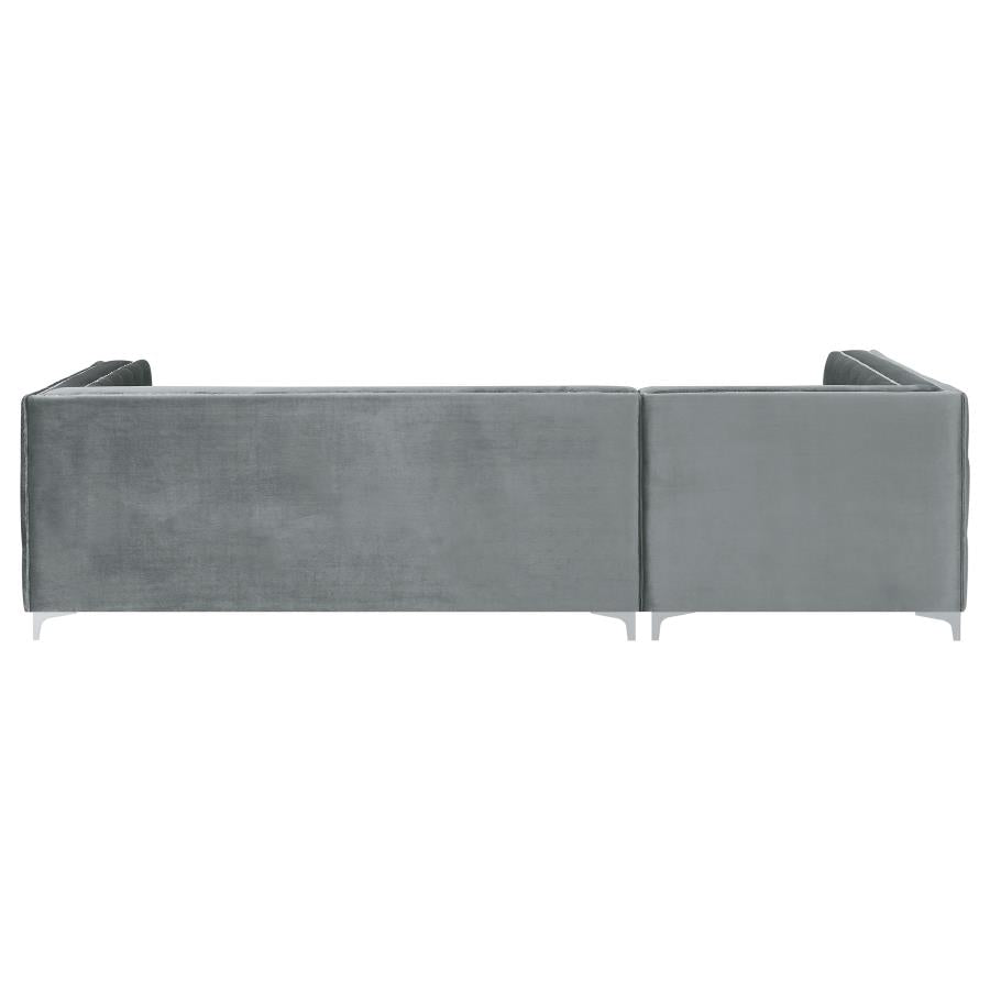 Bellaire Grey Sectional - furniture place usa