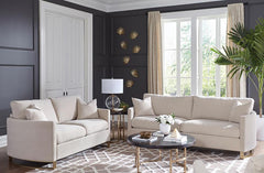 Corliss Beige 2 Pc Sofa Set - furniture place usa