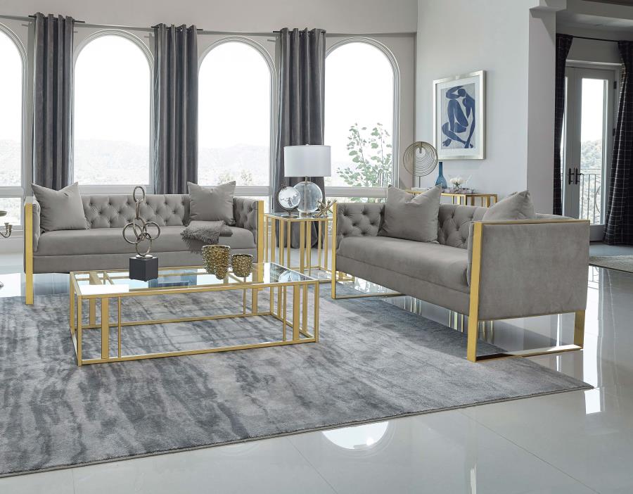 Eastbrook Grey 2 Pc Sofa Set - furniture place usa