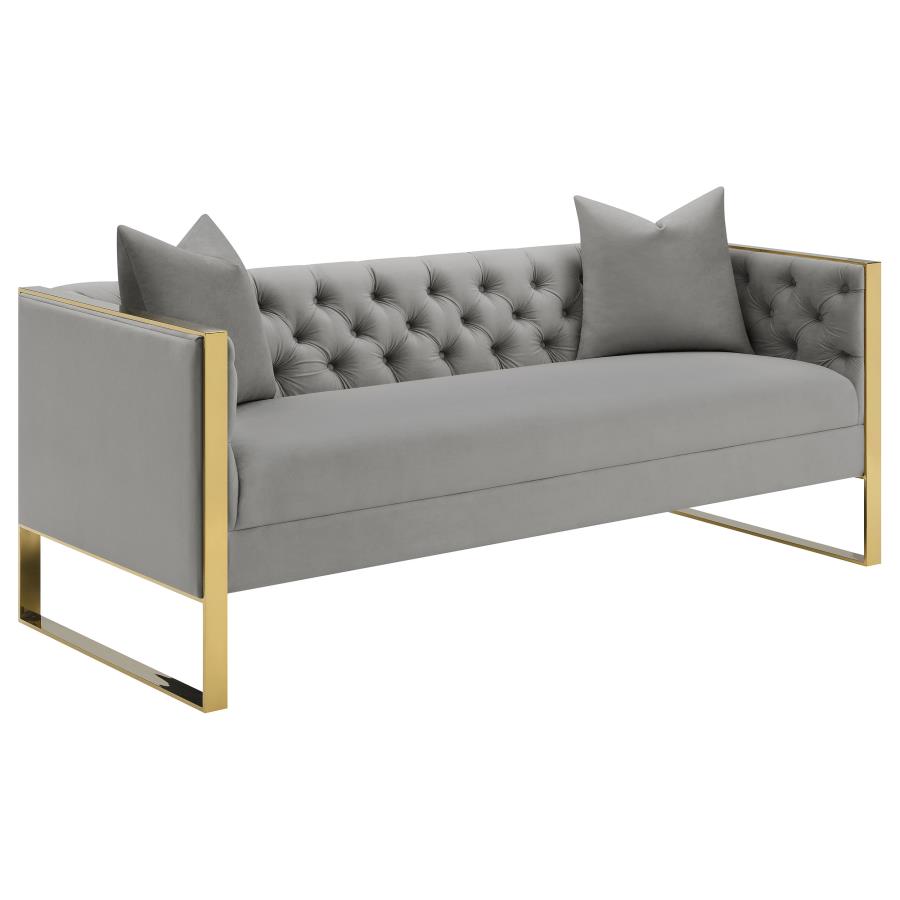 Eastbrook Grey 2 Pc Sofa Set - furniture place usa