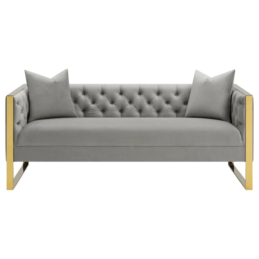 Eastbrook Grey 2 Pc Sofa Set - furniture place usa
