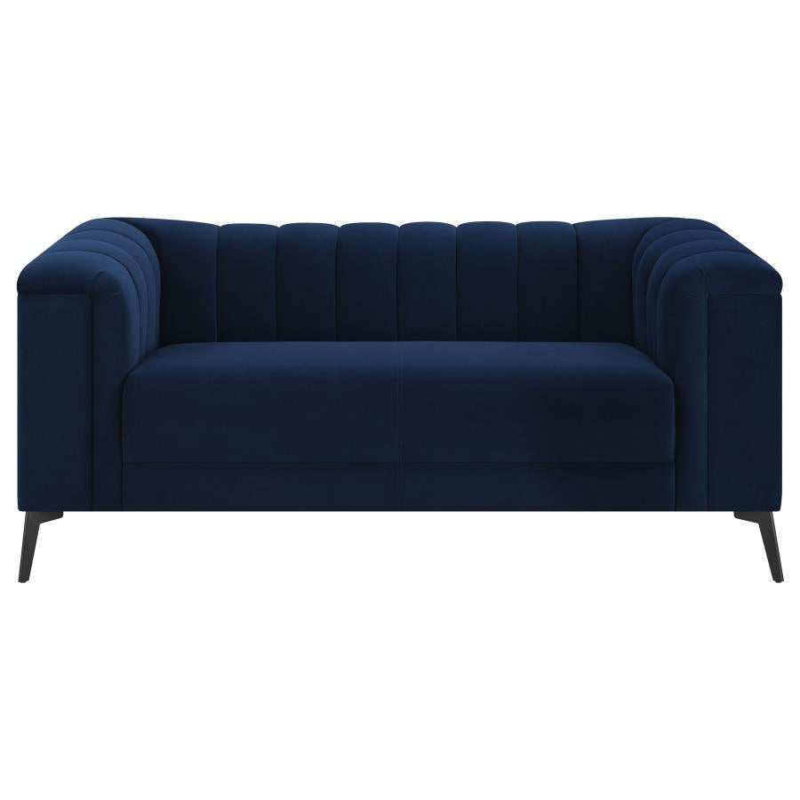 Chalet Blue 2 Pc Sofa Set - furniture place usa