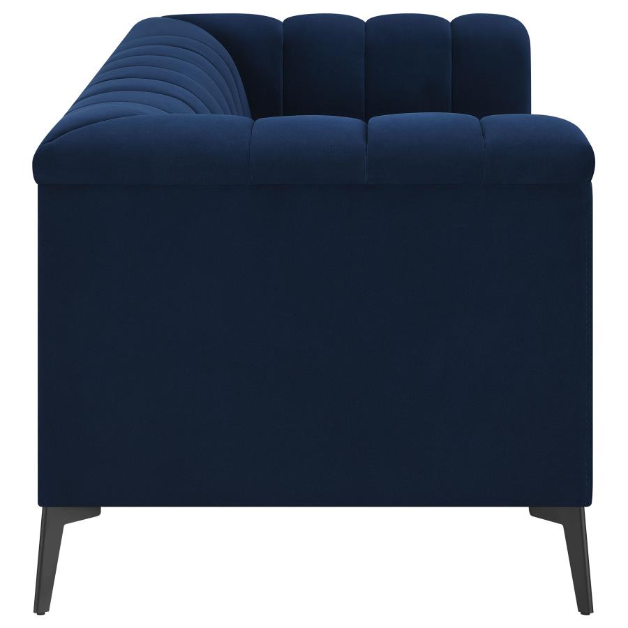 Chalet Blue 2 Pc Sofa Set - furniture place usa
