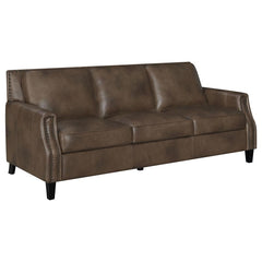 Leaton Brown 2 Pc Sofa Set - furniture place usa