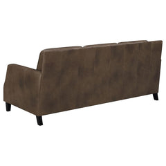 Leaton Brown 2 Pc Sofa Set - furniture place usa