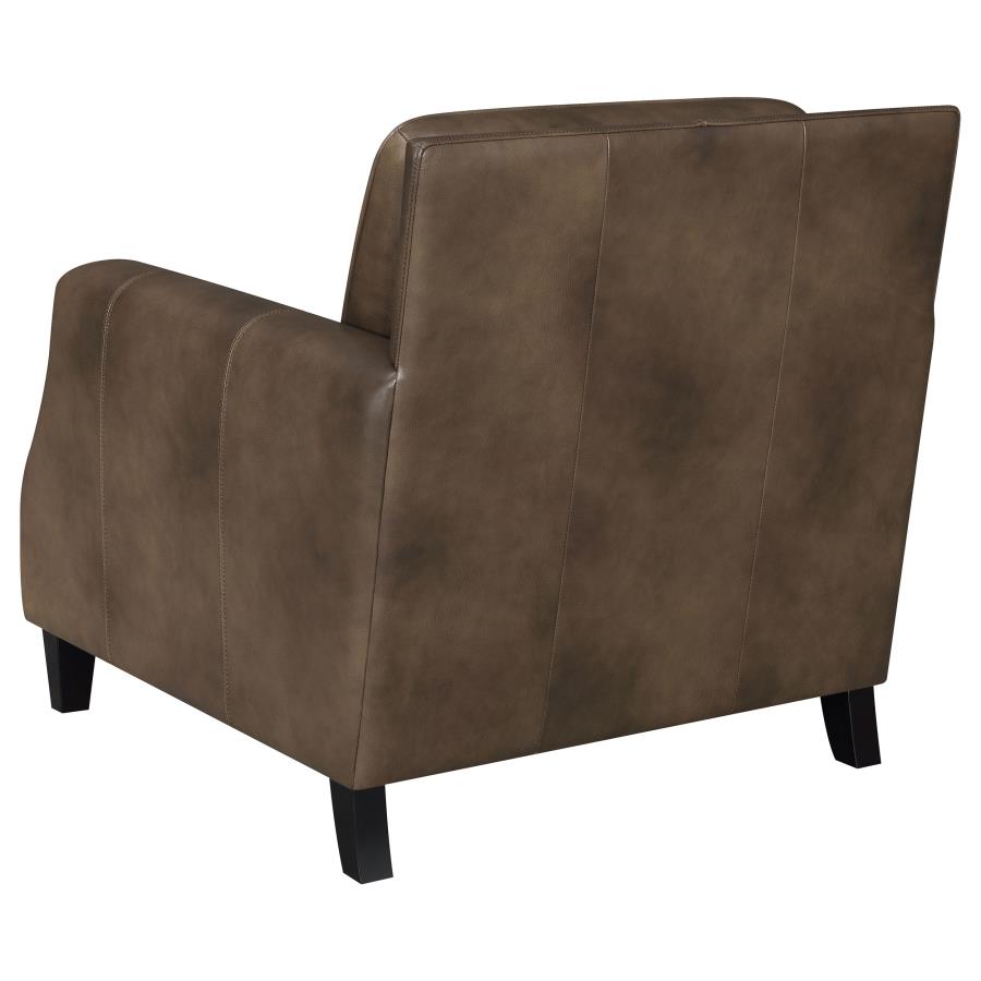 Leaton Brown 3 Pc Sofa Set - furniture place usa