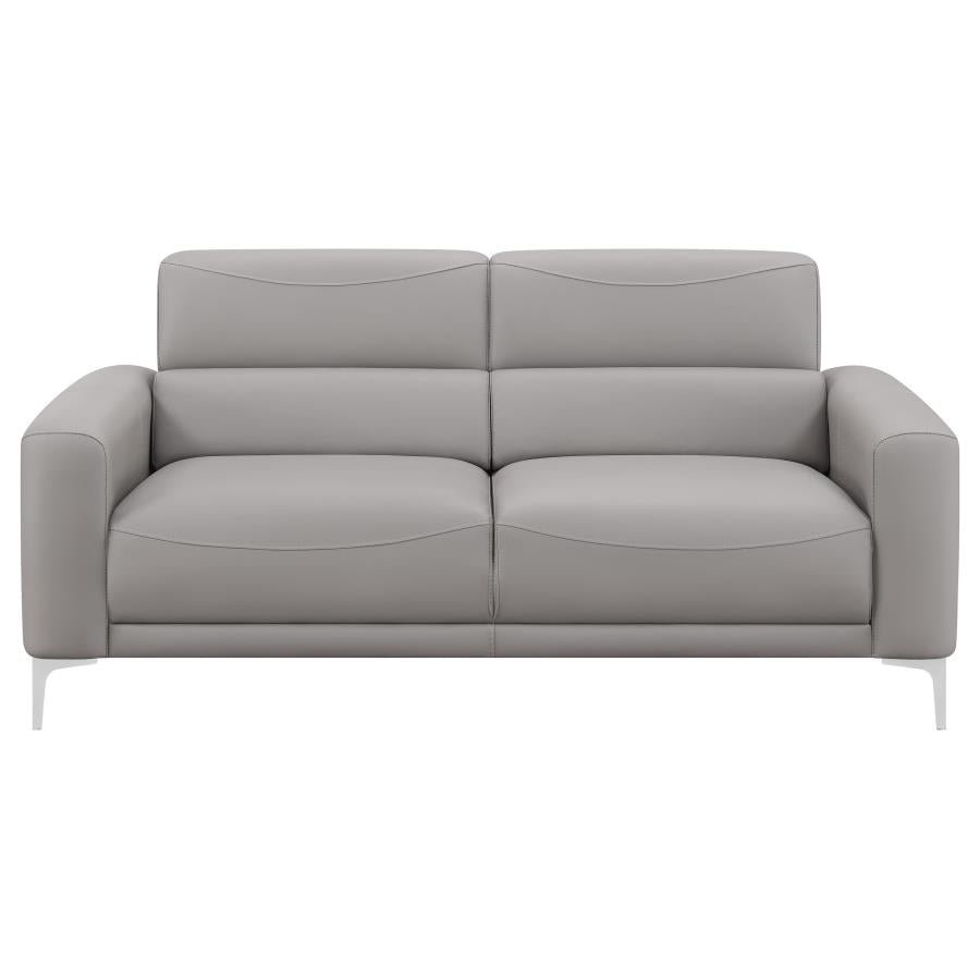 Glenmark Grey 2 Pc Sofa Set - furniture place usa