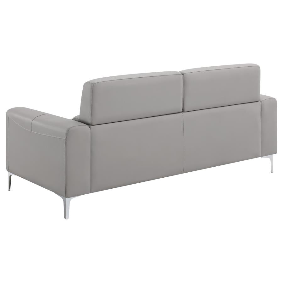 Glenmark Grey 2 Pc Sofa Set - furniture place usa
