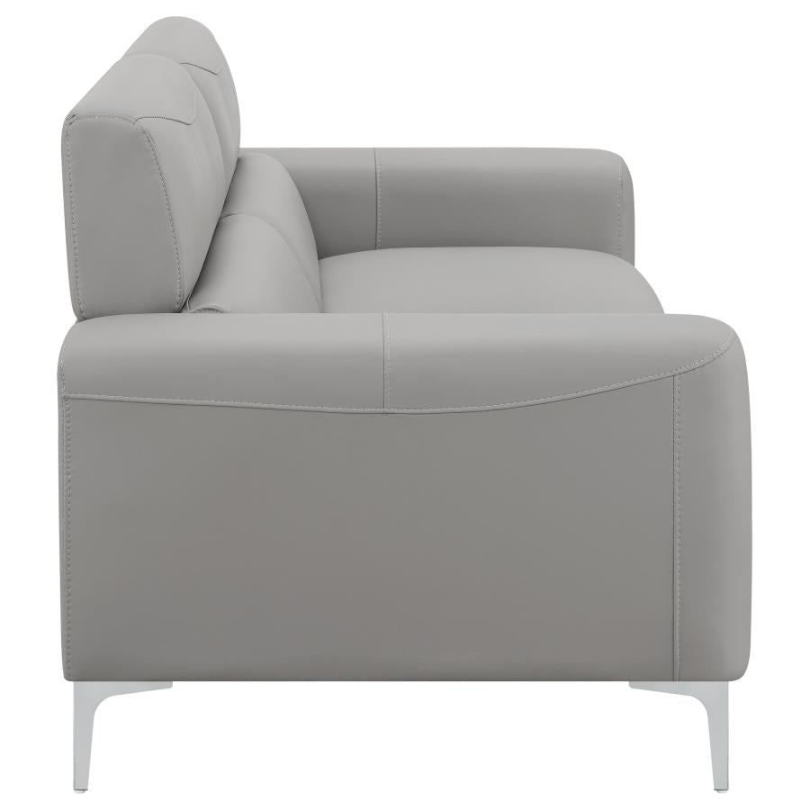 Glenmark Grey 2 Pc Sofa Set - furniture place usa