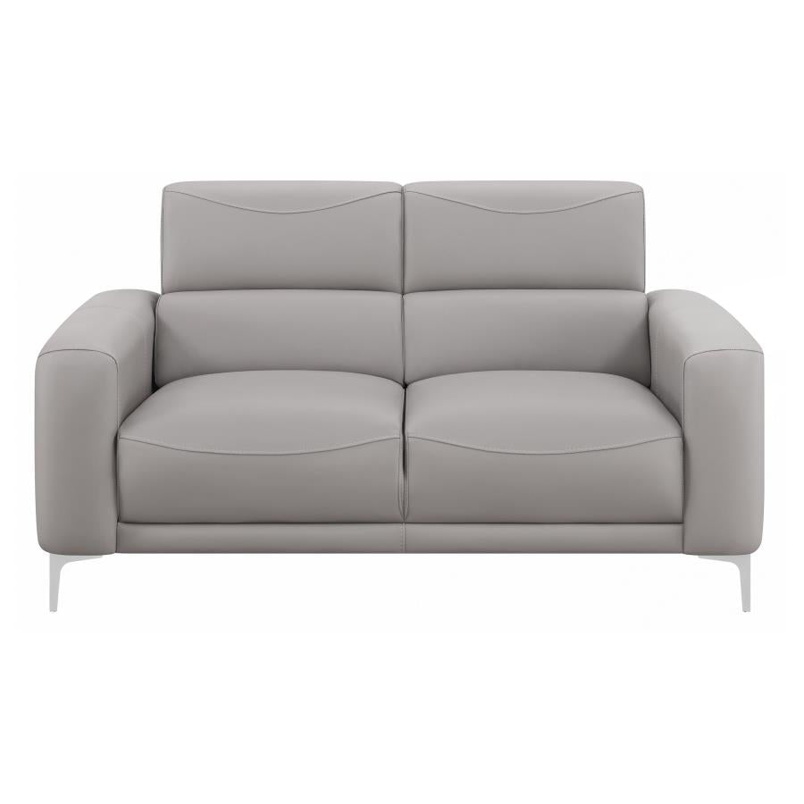 Glenmark Grey 2 Pc Sofa Set - furniture place usa