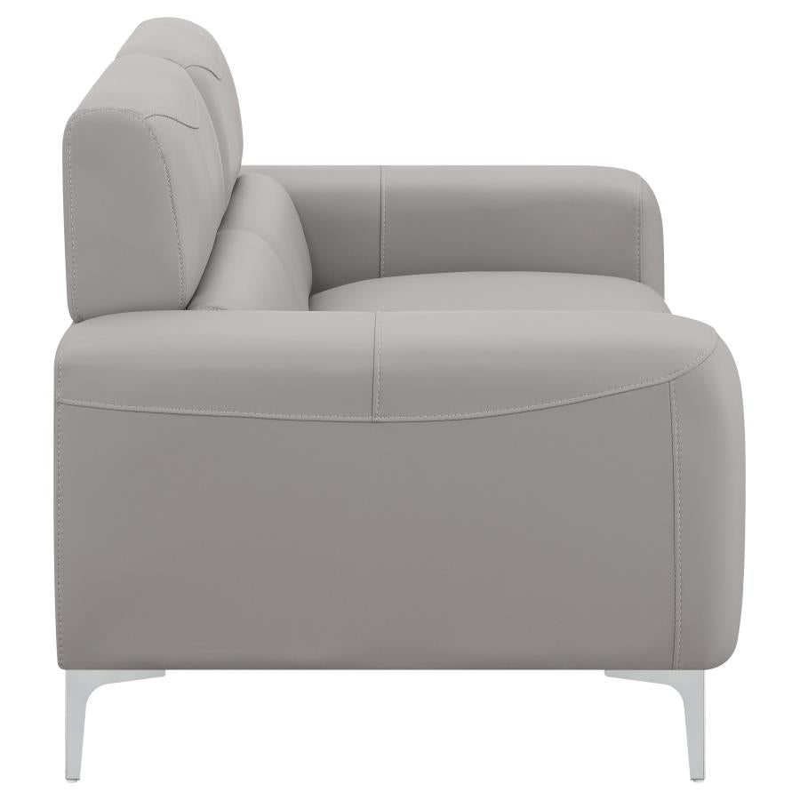 Glenmark Grey 2 Pc Sofa Set - furniture place usa