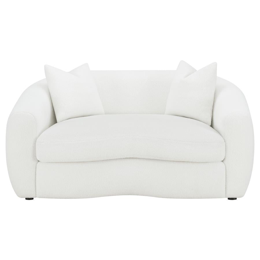 Isabella White 3 Pc Sofa Set - furniture place usa
