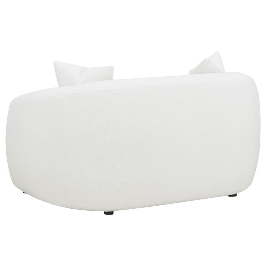 Isabella White 3 Pc Sofa Set - furniture place usa