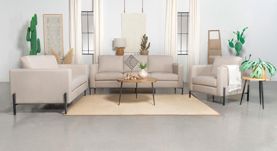Tilly Beige 3 Pc Sofa Set - furniture place usa