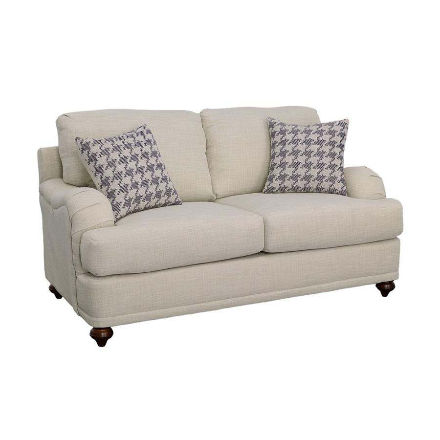 Glenn Grey Loveseat - furniture place usa