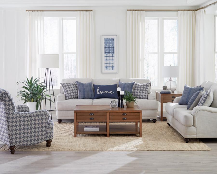 Glenn Grey Loveseat - furniture place usa
