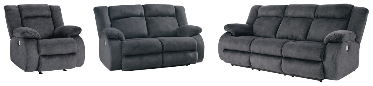 Burkner Sofa, Loveseat and Recliner - furniture place usa