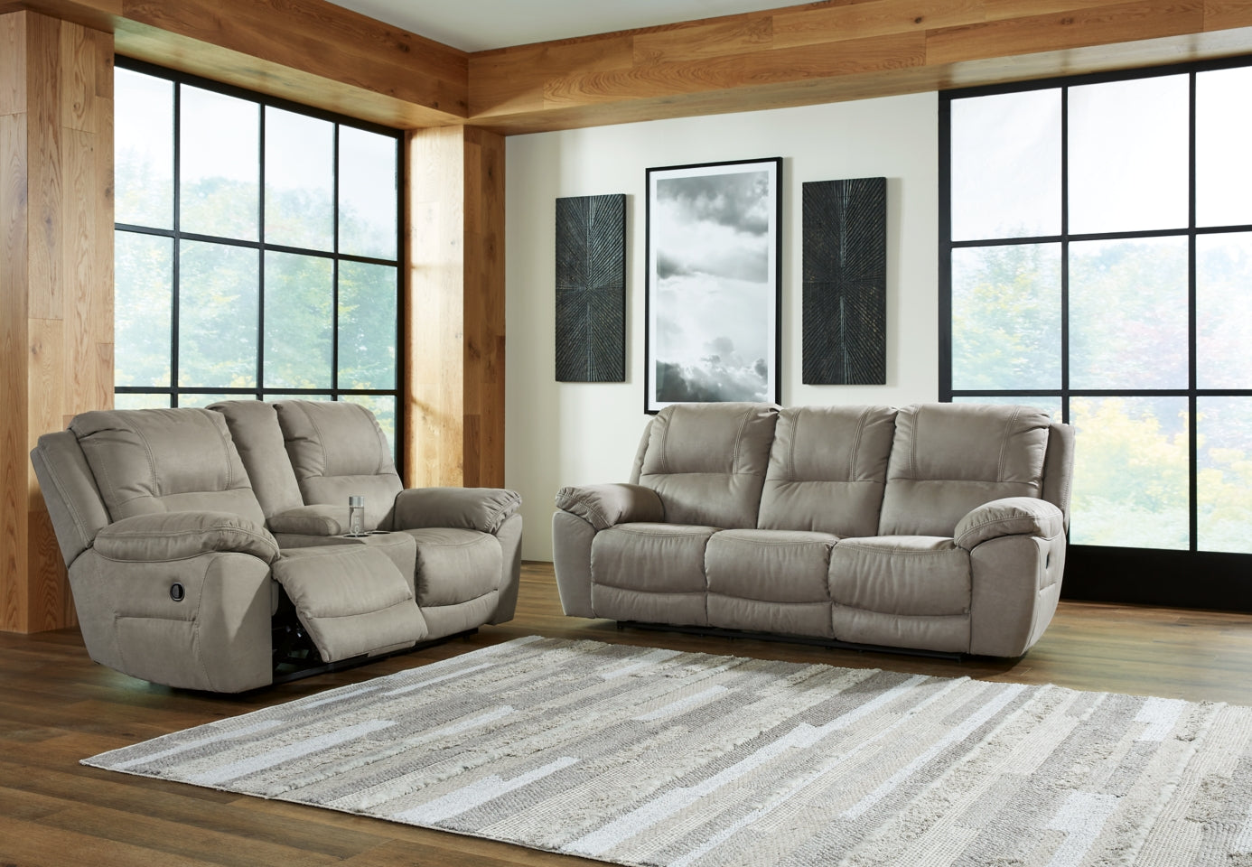 Next-Gen Gaucho Sofa, Loveseat and Recliner - PKG013086 - furniture place usa
