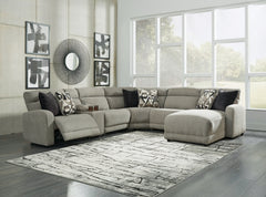 Colleyville 6-Piece Power Reclining Sectional with Chaise - furniture place usa