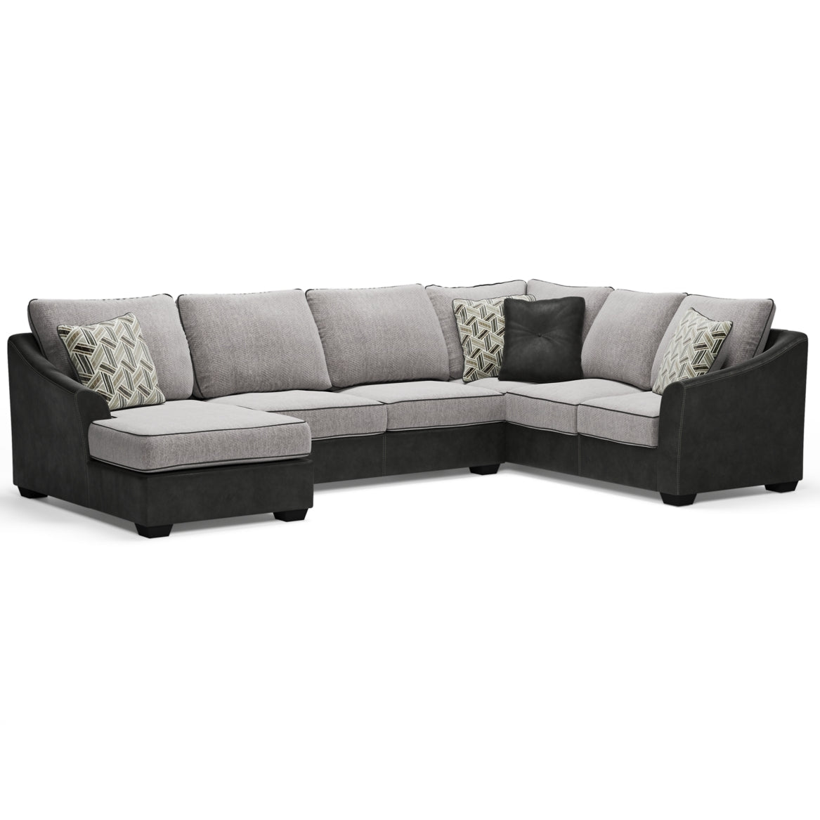 Bilgray 3-Piece Sectional with Ottoman - PKG008950 - furniture place usa