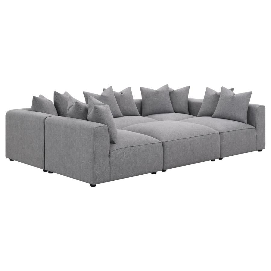 Jennifer Grey 6 Pc Sectional - furniture place usa