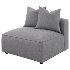 Jennifer Grey Armless Chair - furniture place usa