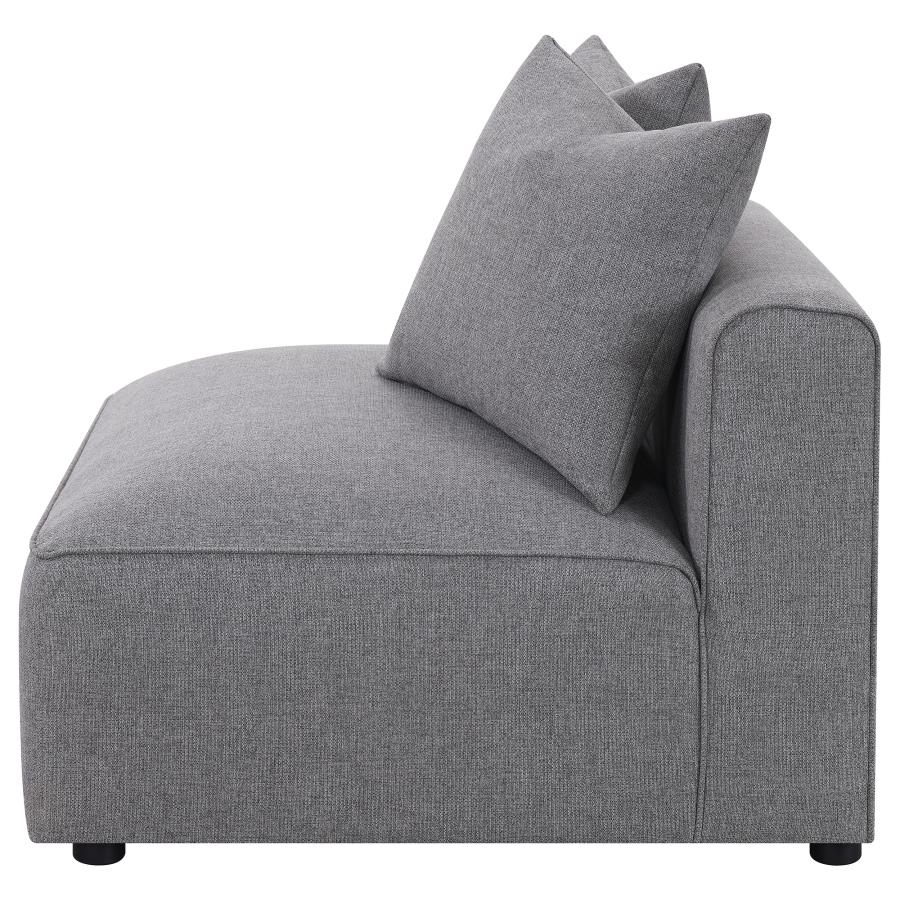 Jennifer Grey Armless Chair - furniture place usa