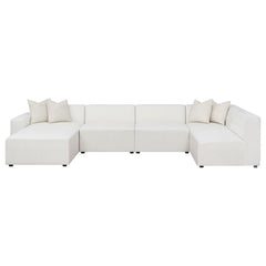 Freddie White 6 Pc Sectional - furniture place usa