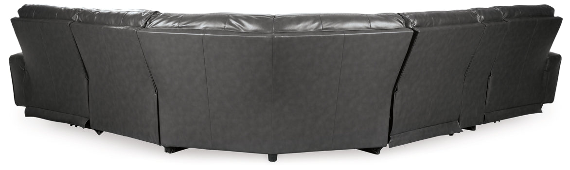 Samperstone 6-Piece Power Reclining Sectional - furniture place usa