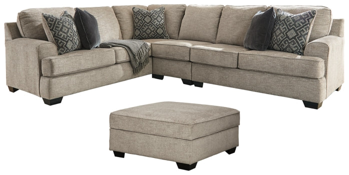 Bovarian 3-Piece Sectional with Ottoman - PKG001482 - furniture place usa