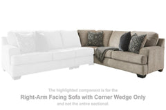 Bovarian Right-Arm Facing Sofa with Corner Wedge - furniture place usa