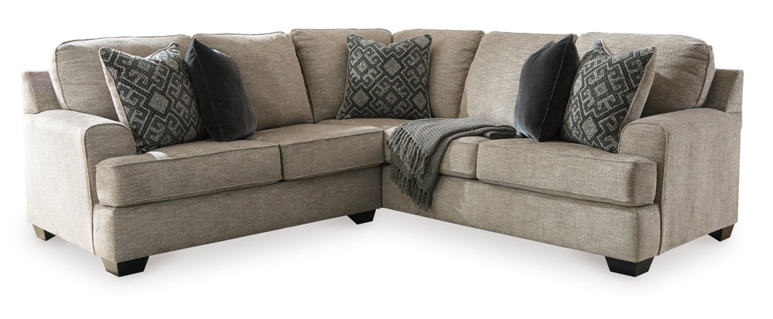 Bovarian 2-Piece Sectional with Ottoman - furniture place usa