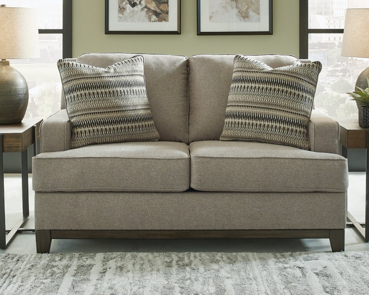 Kaywood Sofa and Loveseat - furniture place usa