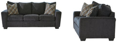 Wixon Sofa and Loveseat - furniture place usa