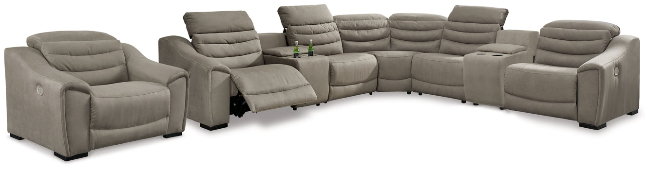 Next-Gen Gaucho 7-Piece Sectional with Recliner - furniture place usa