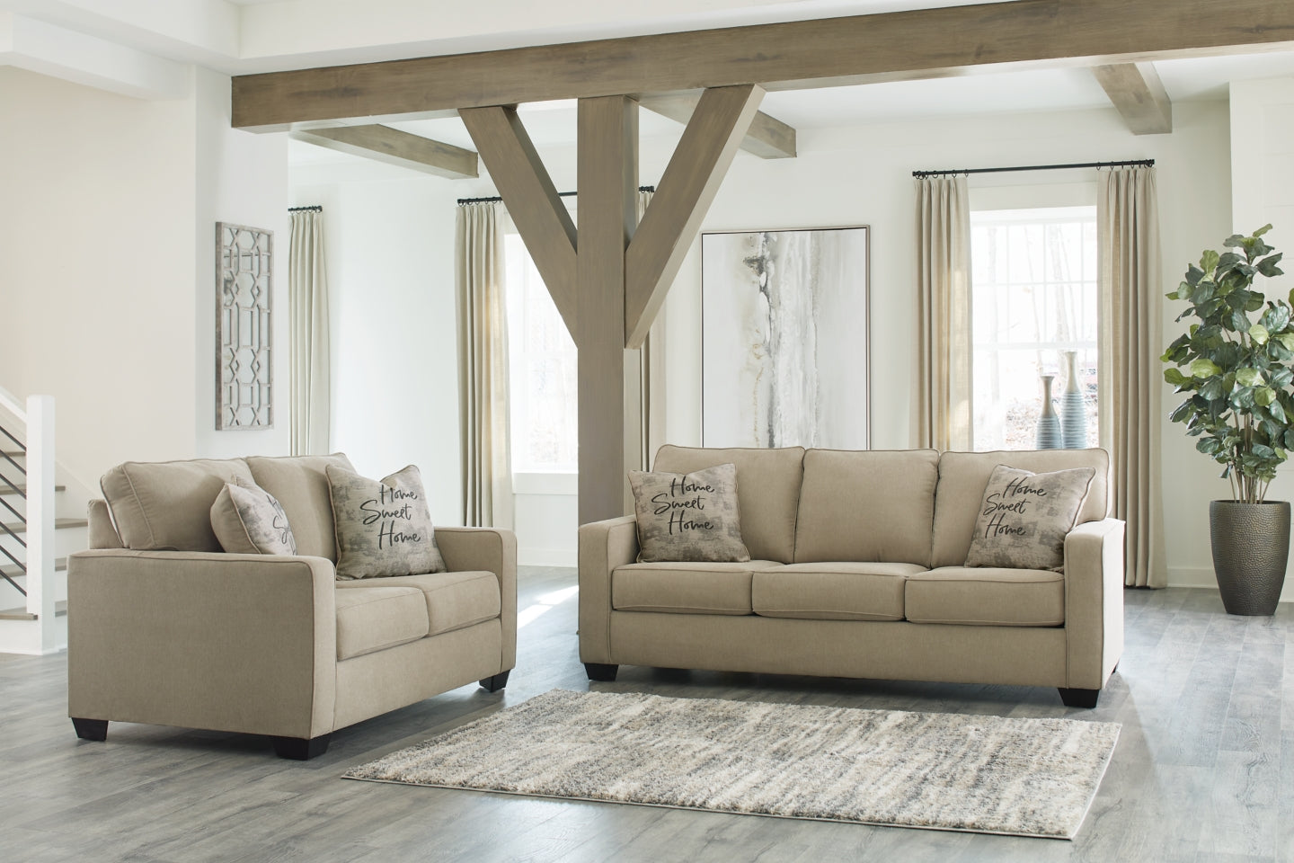 Lucina Sofa, Loveseat and Recliner - furniture place usa